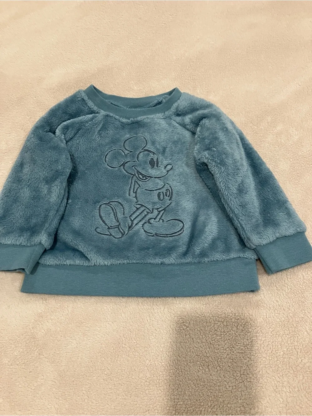 Disney Baby Mickey Mouse 3-Piece Outfit Set 9M Sweatshirt Bodysuit Pants
